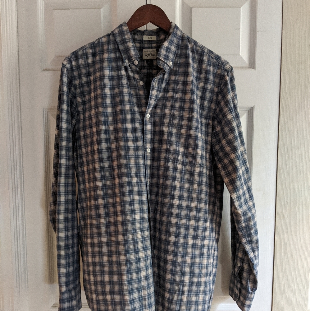 Men's J.Crew ( Slim ) Casual Button Down